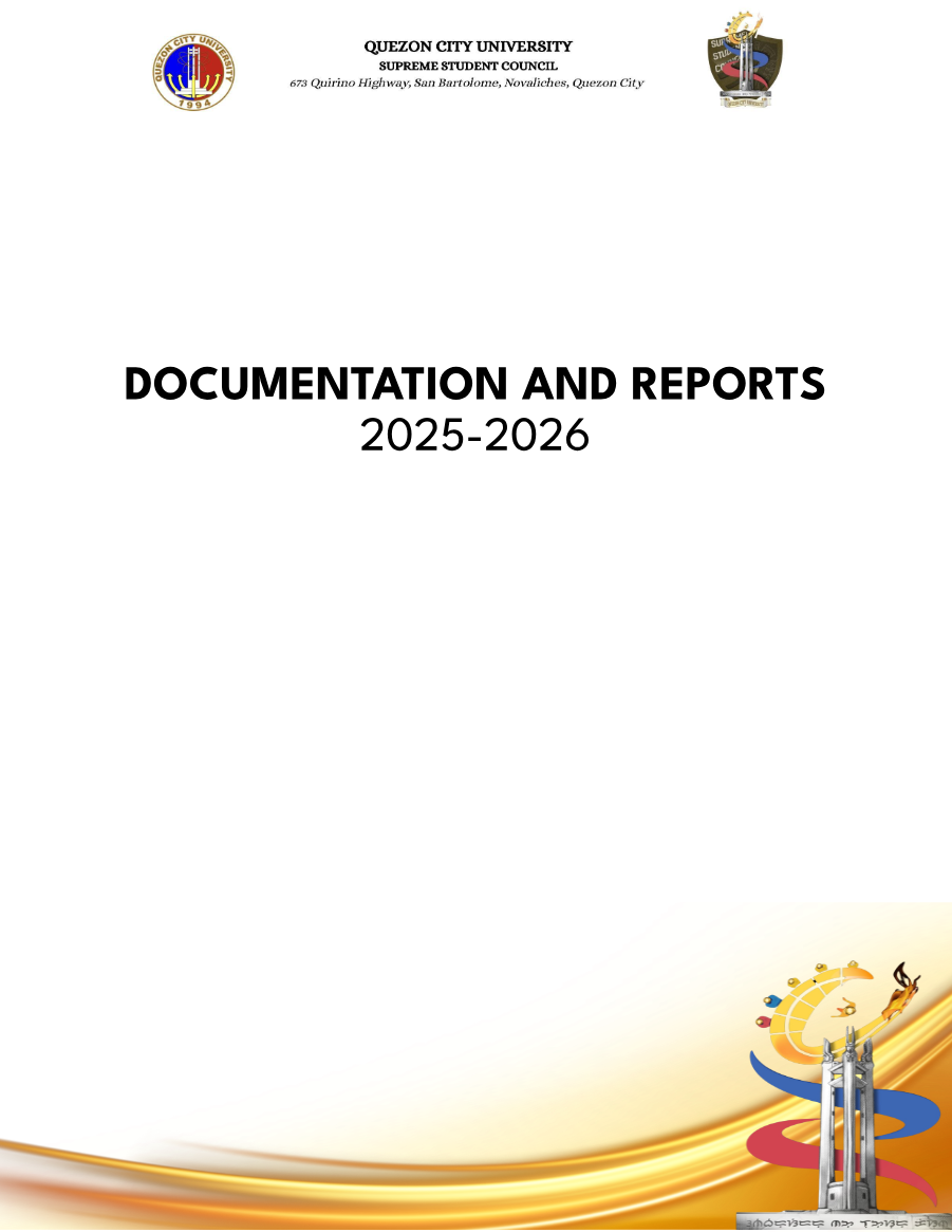 First page of Documentation and Reports Manual