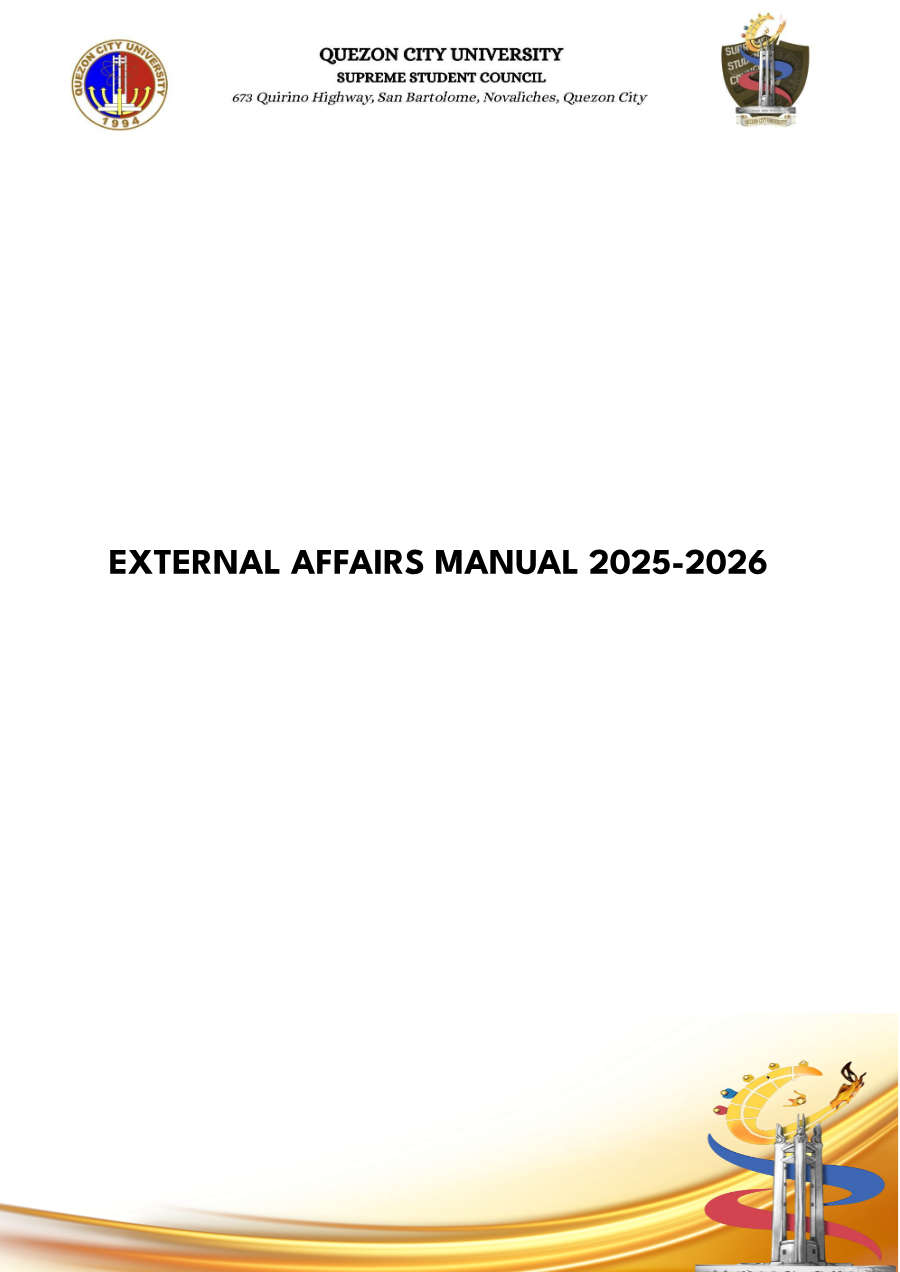 First page of External Affairs Manual